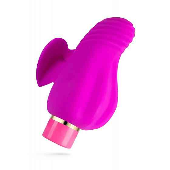 Вібратор на палець із рельєфом Aria Blush, силіконовий, рожевий Sex Aura Київ