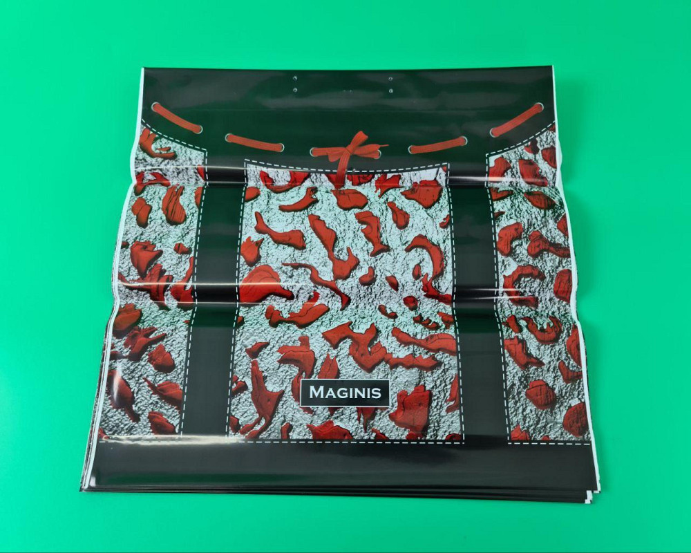 Полиэтиленовый пакет (40х40) с пластиковой ручкой