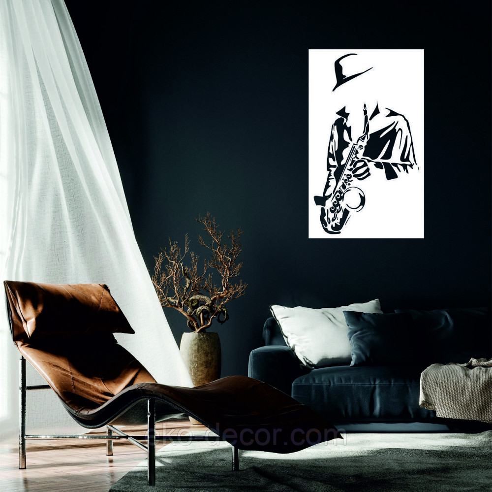 Декоративне настінне Панно «Музикант», Декор на стіну Київ - фото 1