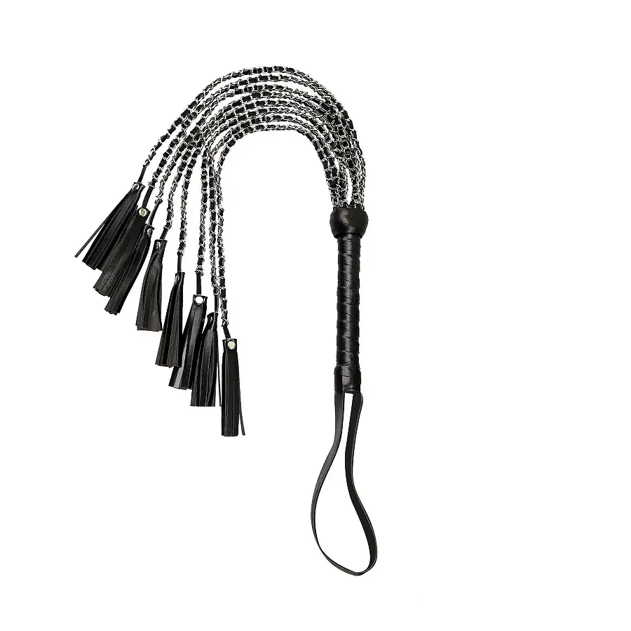 Ажурний батіг з екошкіри Art of Sex - Brianna, колір чорний Львів - фото 1
