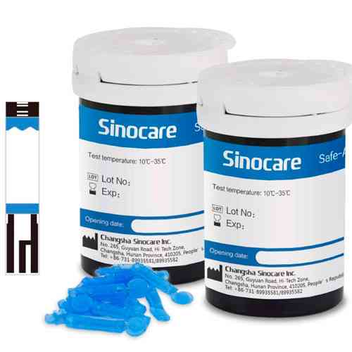 Набор расходных материалов для глюкометра Sannuo GA-3 50 тест-полосок + 50 ланцетов-игл Киев