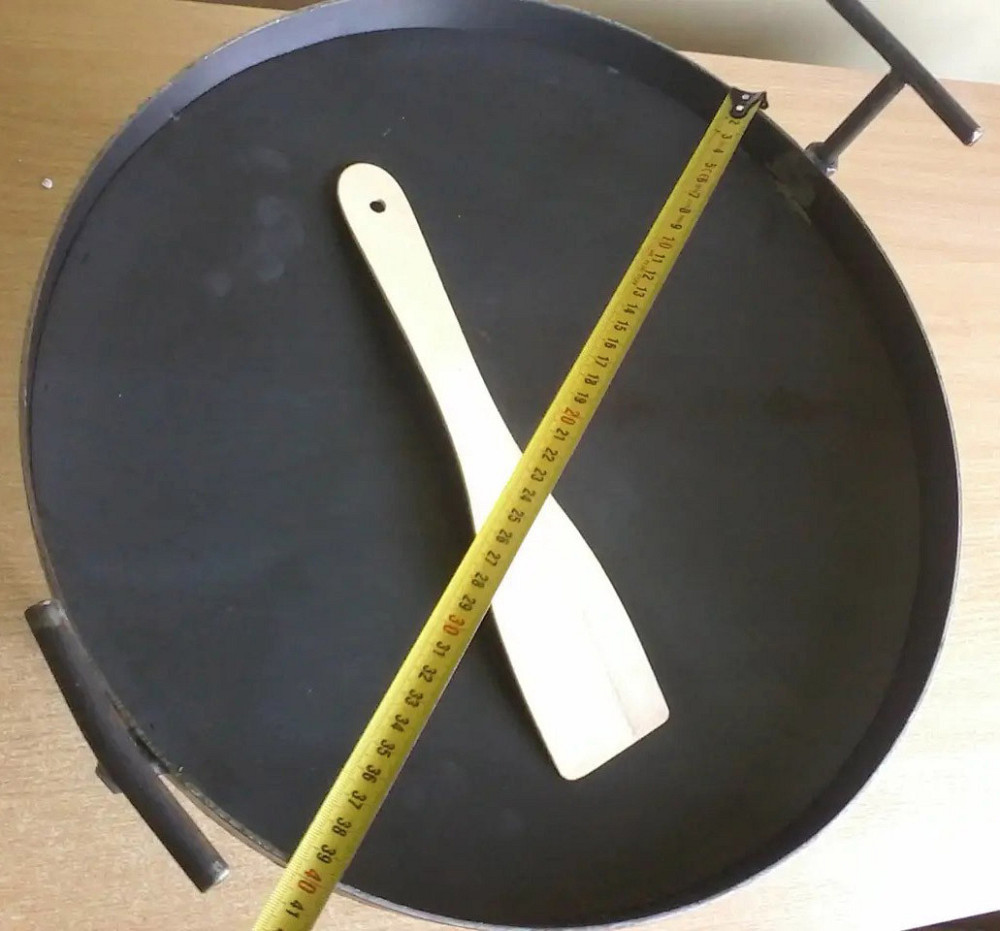 Сковорода з диска борони для багаття 40 см для пікніка, диск для смаження Київ - фото 2