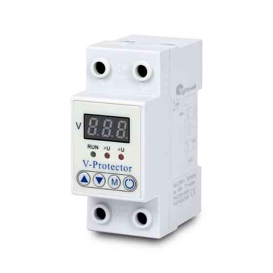 Автоматичний вимикач Lightwell ZS3 V protector 1P+N/63A реле напруги Киев