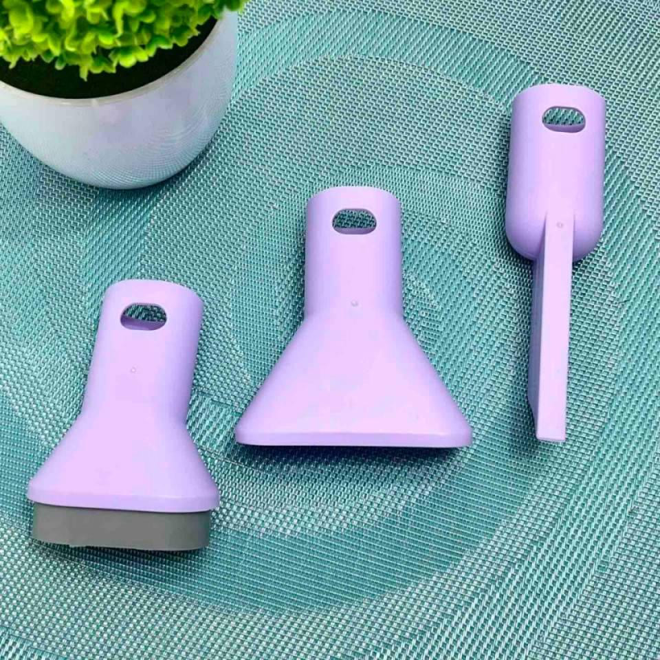 Набір побутова техніка пилосос пінопластові кульки насадки звук на батарейці 56см Фіолетовий (HJ619D) Чернигов - изображение 5