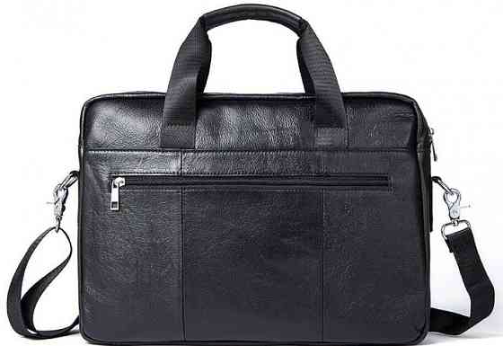 Сумка чоловіча Vintage 14625 шкіряна Чорна Київ