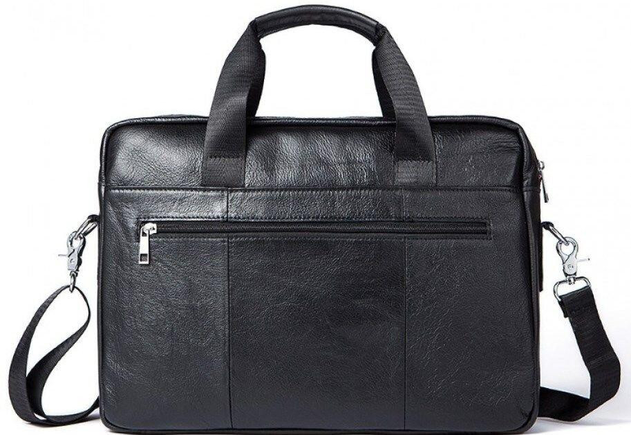 Сумка чоловіча Vintage 14625 шкіряна Чорна Київ - фото 2