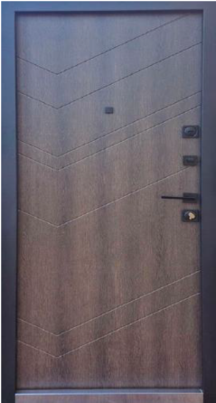 Двері вхідні Бастіон Тріо Елегант 6 Дрімвуд темний 960х2050 мм Київ