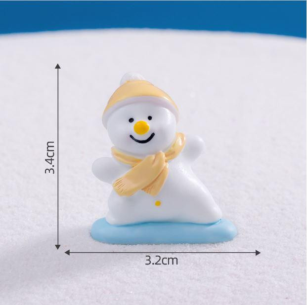 Новогодняя фигурка Снеговик для декора, флорариума, мини-сада, творчества, микроландшафта, песочного стола На сноуборді Одесса - изображение 1