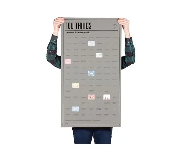 Плакат «100 речей, які ви повинні зробити, перш ніж померти» Рівне - фото 1