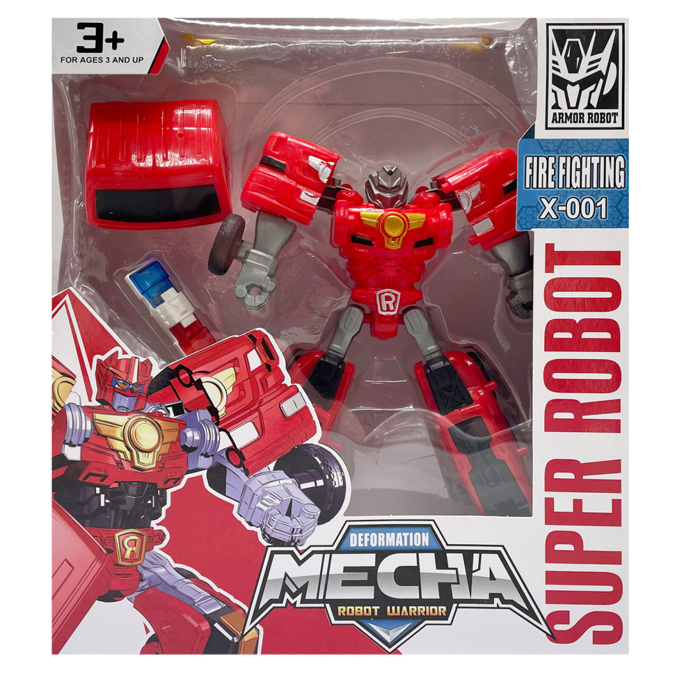 Ігровий набір з роботом-трансформером KKR-13 з безпечних матеріалів Вид 1 Вінниця - фото 1