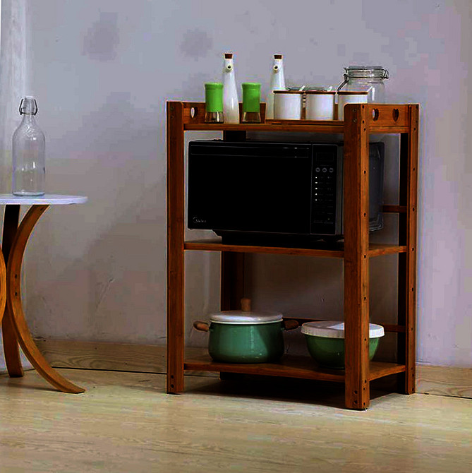 Етажерка для мікрохвильовки "Гудаута 3" капучино Миколаїв - фото 1