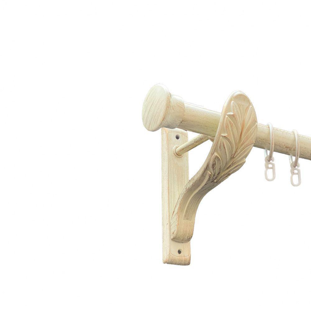 Карниз Orvit Дуо металевий однорядний ретро Біле Золото 25 мм 300 см (00-00010533) Львів - фото 1