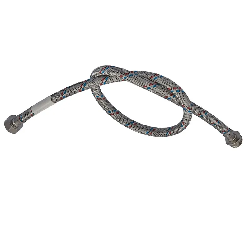 Гнучкий шланг для підключення води гайка 1/2'' - Штуцер 1/2'' (40 см) Zerix (ZX1561) Київ - фото 1