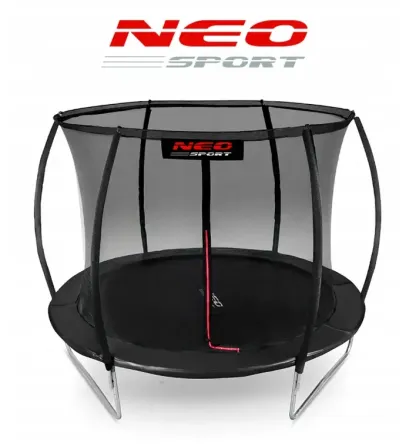 Батут Neo-Sport Premium 252 см із внутрішньою сіткою (NS-08C231) Чорний Київ