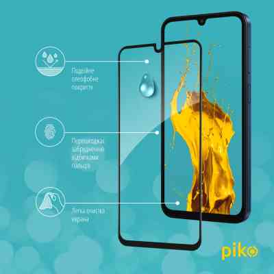 Скло захисне Piko Full Glue Samsung M15 Black (1283126591662) Вінниця