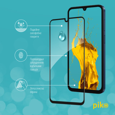 Скло захисне Piko Full Glue Samsung M15 Black (1283126591662) Вінниця - фото 4