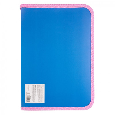 Папка для зошитів Yes пластикова на блискавці Glamour синя В5 (492206) Вінниця - фото 4