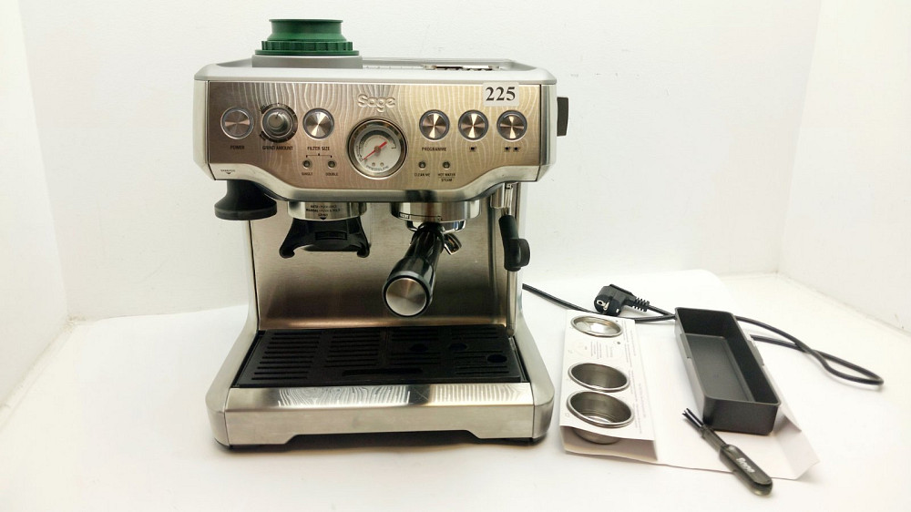 Ріжкова кавоварка еспресо Sage Barista Express SES875BSS (Б клас) Луцк - изображение 1