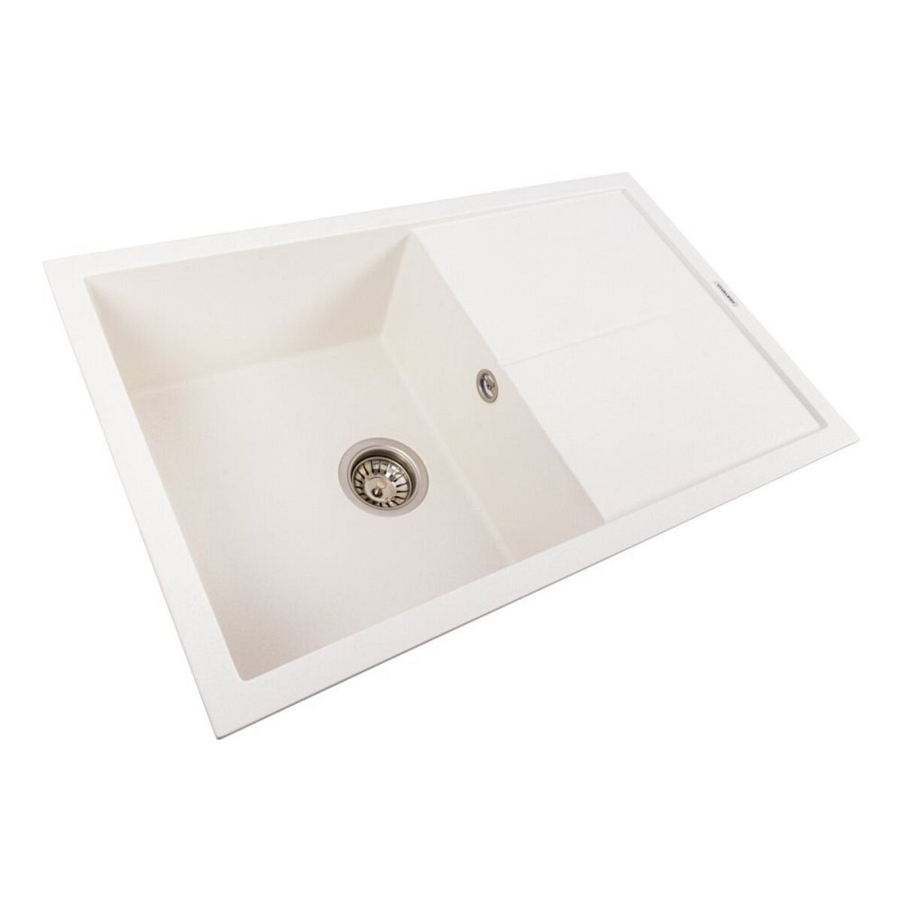 Гранітна мийка VALESO MAGNUM 7950 матова Білосніжна Коломия - фото 2