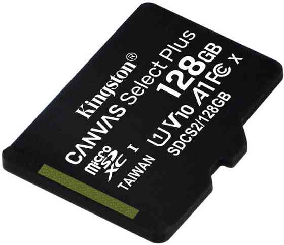Картка пам'яті для домофона microSDXC Kingston Canvas Select Plus 128 GB Class 10 А1 UHS-1 Київ