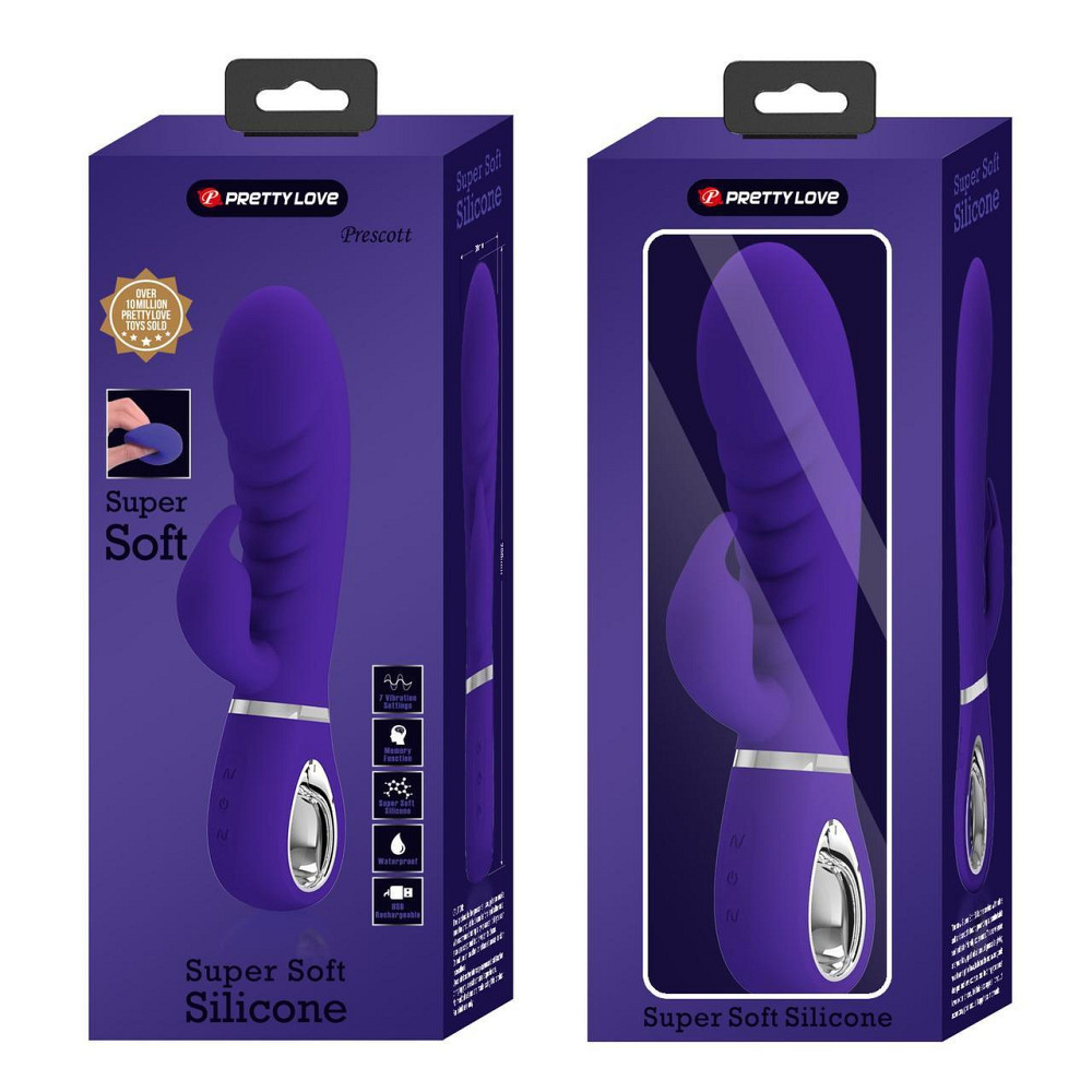 Вибратор PRETTY LOVE PRESCOTT Purple 7 function vibrations Sex Aura Киев - изображение 8