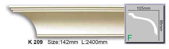 Карниз гладкий полиуретановый Harmony K 209 Днепр