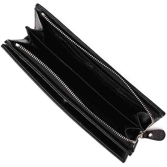 Практичный женский клатч с блоком для кредитных карт из натуральной кожи Tony Bellucci 22033 Черный Киев