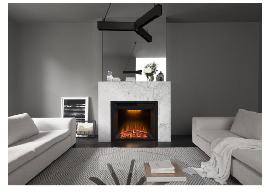 Електрокамін з обігрівом Royal Goodfire 23 LED зі звуком, цегляною кладкою, кольоровою підсвіткою та Львів - фото 8