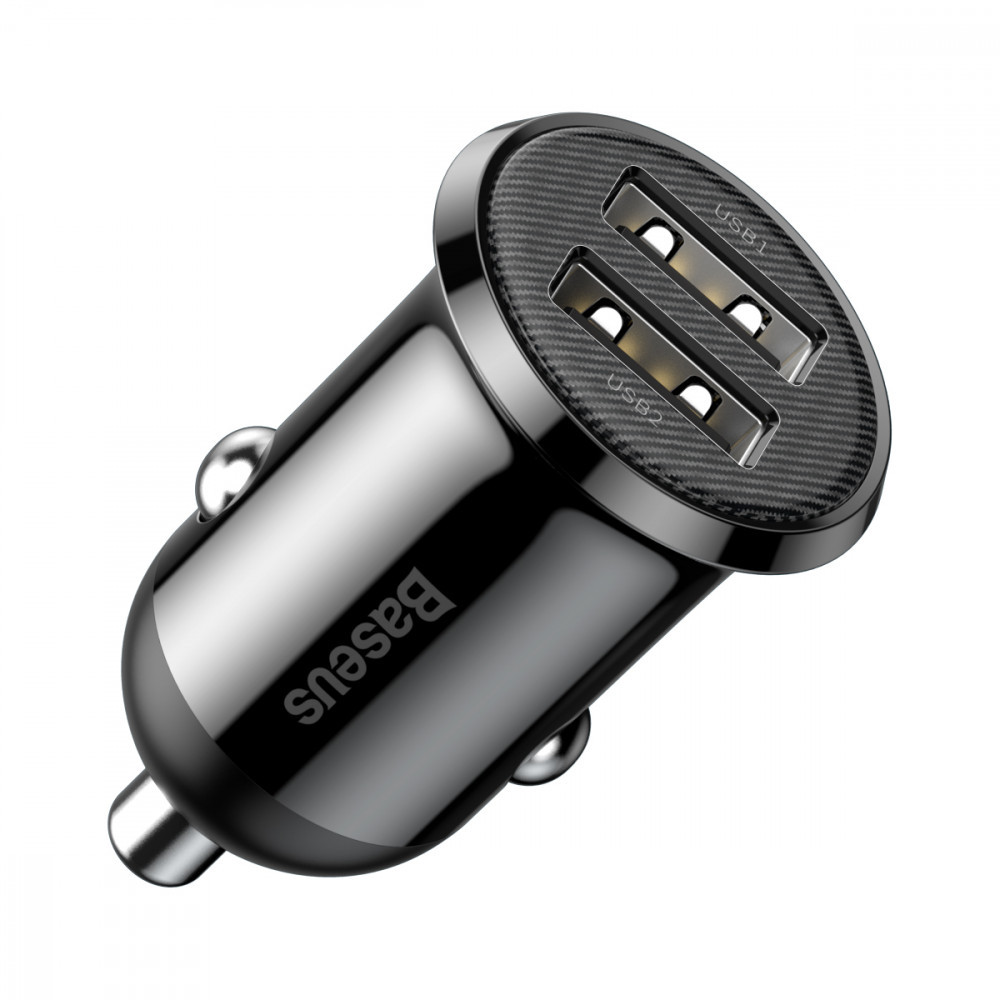 Автомобильное зарядное устройство для Baseus Grain Pro 4.8A 2USB черный Львов - изображение 8
