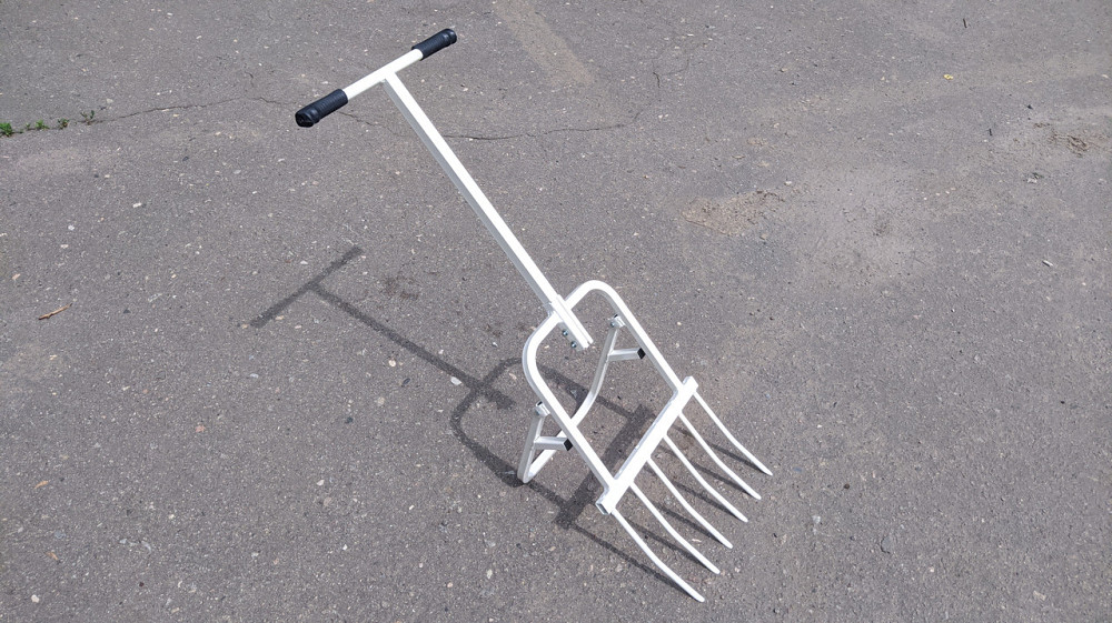 Чудо лопата "Мрія" розбірна диво-вила землекоп орач корт на 6 зубців, ЗАГНУТНІ, ПОСИЛЕНІС Харків - фото 8