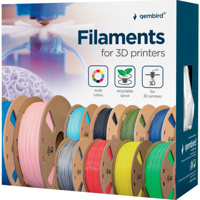 Пластик для 3D-принтера Gembird ABS, 1.75 мм, 1kg, transparent (3DP-ABS1.75-01-TR) Винница - изображение 3