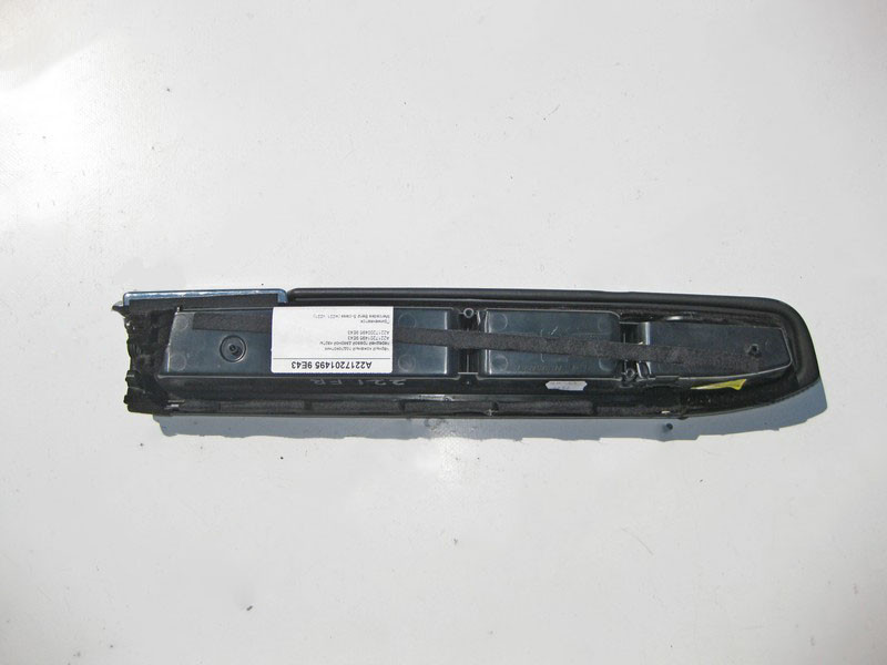Mercedes-Benz  A2217201495 9E43 Чорний шкіряний підлокітник передньої правої дверної картки S-Class W221 Одесса - изображение 3