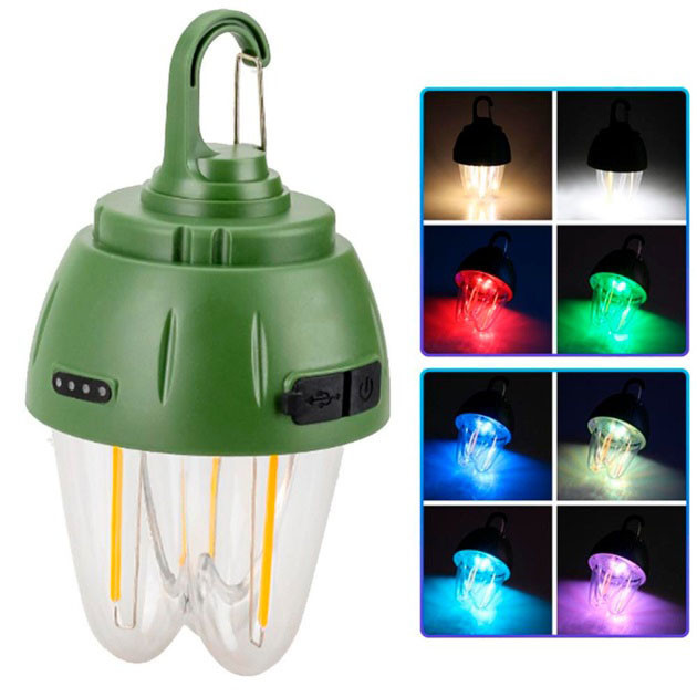Ліхтар кемпінг вольфрамова лампа на сонячній батареї 899-SMD(RGB)+COB HN-60 Київ - фото 7