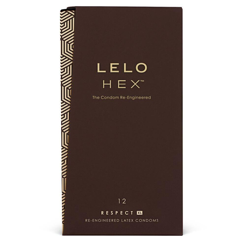 Презервативы LELO HEX Condoms Respect XL 12 Pack, тонкие и суперпрочные, увеличенный размер Sex Aura Киев - изображение 1
