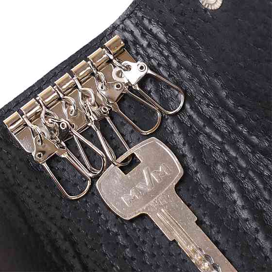 Удобная кожаная ключница Shvigel 16534 Коричневый Киев