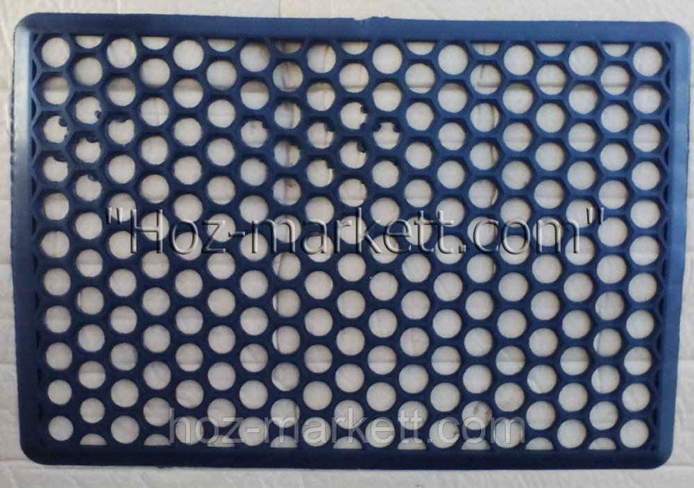 Коврик 60 см х 40 см х 0.5 см резиновый сотами Харьков - изображение 3