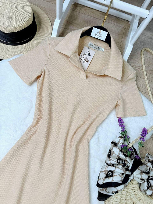 Жіноча стильна сукня-поло в спортивному стилі Одеса - фото 2