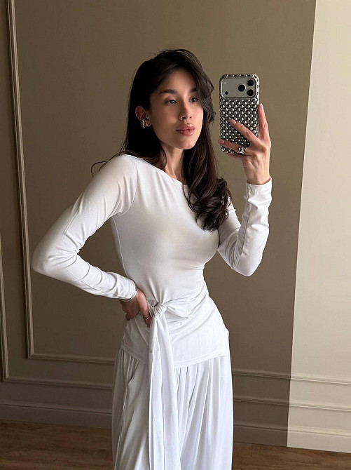 Женский стильный трендовый костюм двойка из вискозы Одесса - изображение 4