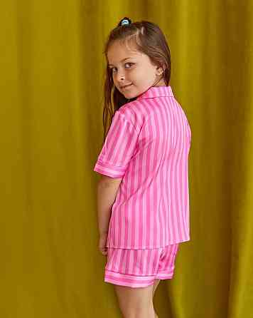 Дитяча піжамка із сатину шорти з сорочкою р 122-128 Харків