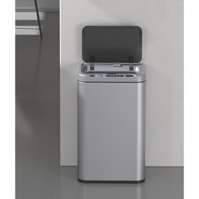 Контейнер для сміття JAH Сенсорний Срібний металік 13 л (20254) Вінниця - фото 9