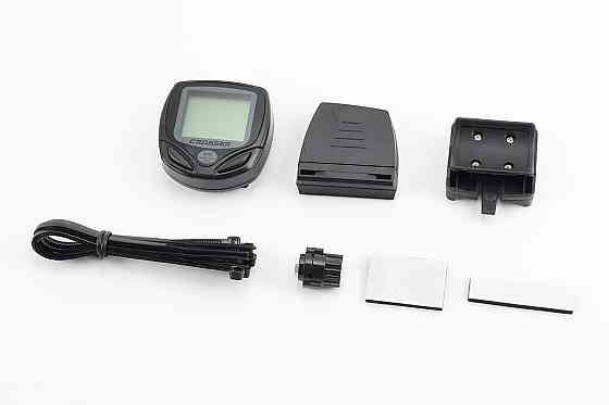 Велокомп'ютер 15-функцій, бездротовий, вологозахисний, чорний (без батарейок) Crosser 368С Київ