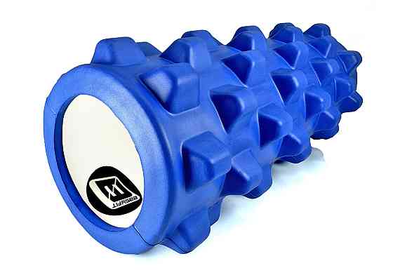 EasyFit Масажний ролик EasyFit Grid Roller PRO 33 см Синій Коломия