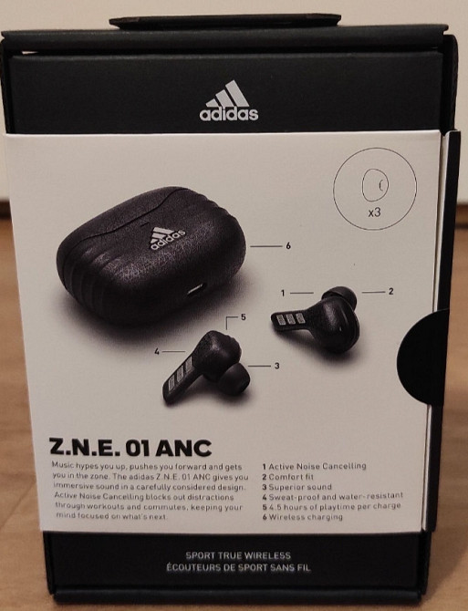 Наушники: Adidas Headphones ZHE 01 ANC Adidas Z.N.E 01 ANC Харьков - изображение 5