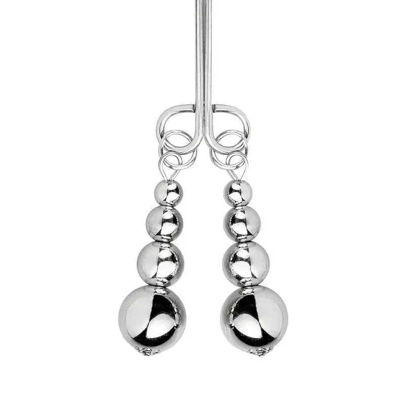 Затискачі для сосків та клітора Bedroom Fantasies: Nipple and Clitoris Clamps - Silver Львів - фото 6