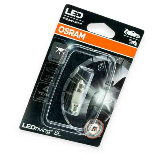 Автоламп AC лазер. 12-10 WHITE 0.6W 6000K 36мм світлодіодна Мукачево