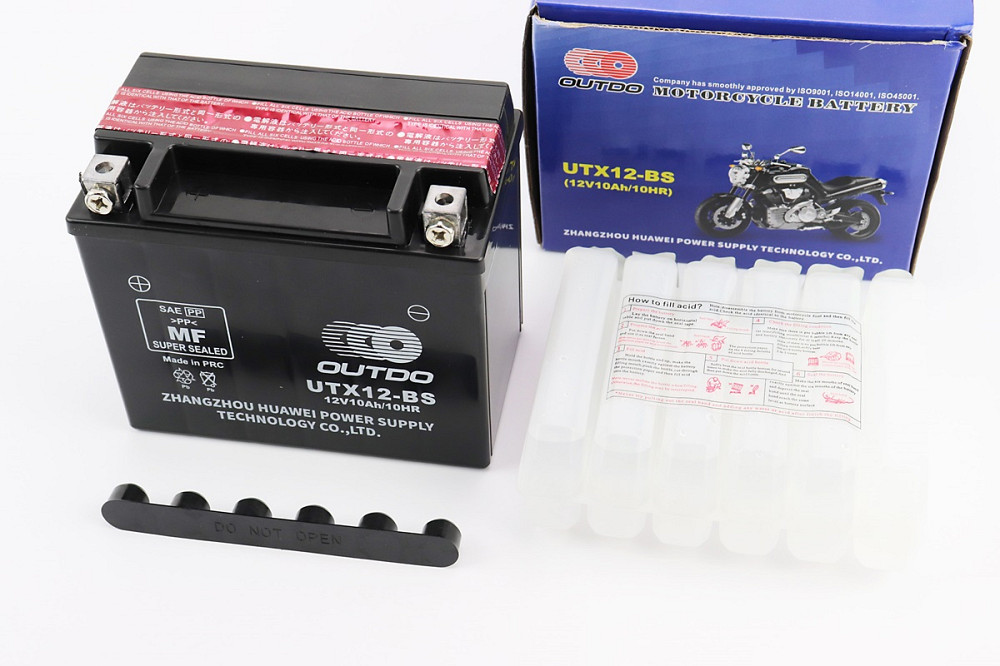 Акумулятор 12V10Ah UTX12-BS кислотний (L150*W87*H130mm) Київ - фото 1