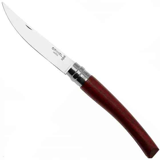 Кухонний ніж філейний складаний Opinel No.10 «Slim Padauk» (002555) Нержавіюча сталь Нововолинськ
