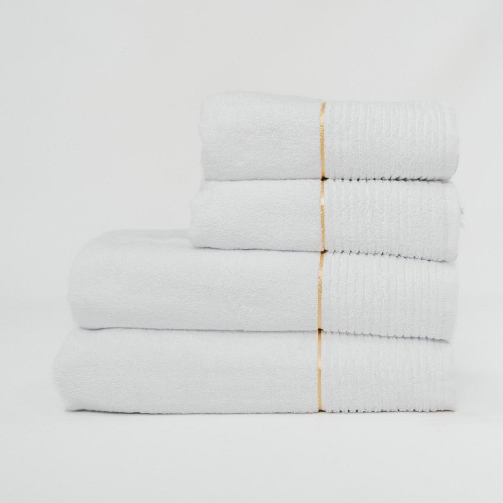 Набір Махрових рушників, Махра,Білий, 50/90 та 70/140 Київ - фото 1