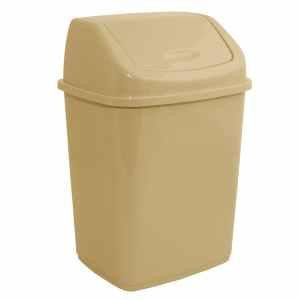 Відро для сміття 18л пластик крем Алеана Житомир - фото 1