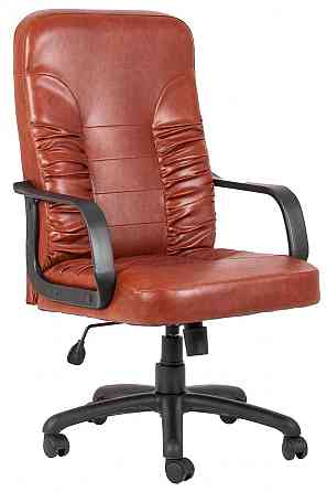 Офисное Кресло Руководителя Richman Texas Madras Cognac Пластик М2 AnyFix Коричневый Киев